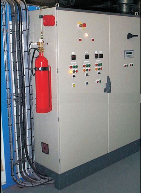 fire suppression systems for electrical panels